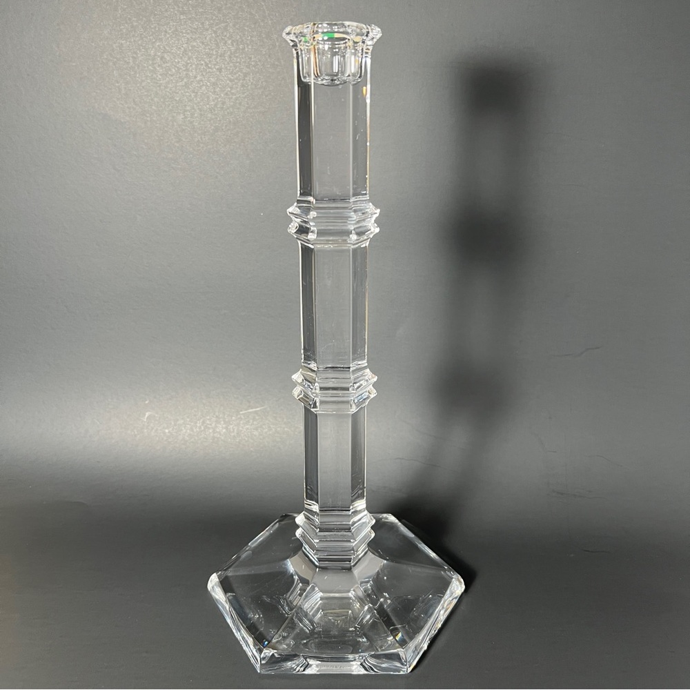 Tiffany & Co. Crystal "Windham" Candlestick